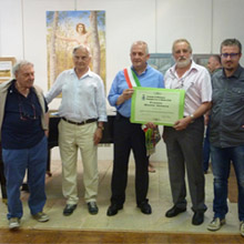 conferimento premio Monte Venere a Marco Froner